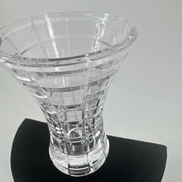 Vase Mikasa Lead Crystal PRISM Posy 4" Tall Flower Elegant - Picture 6 of 10